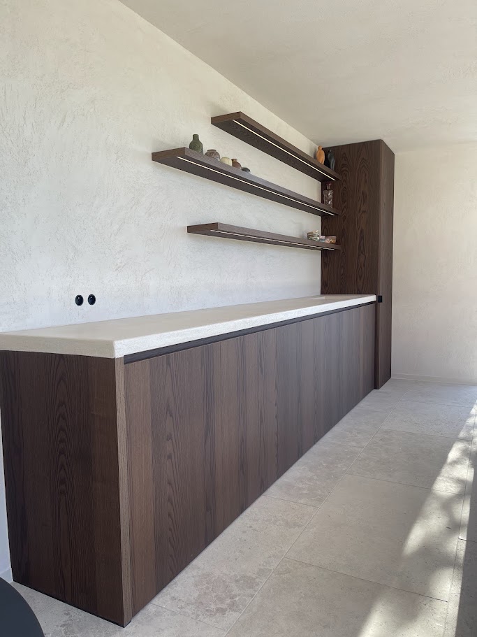 LED-strips geïntegreerd in maatwerk